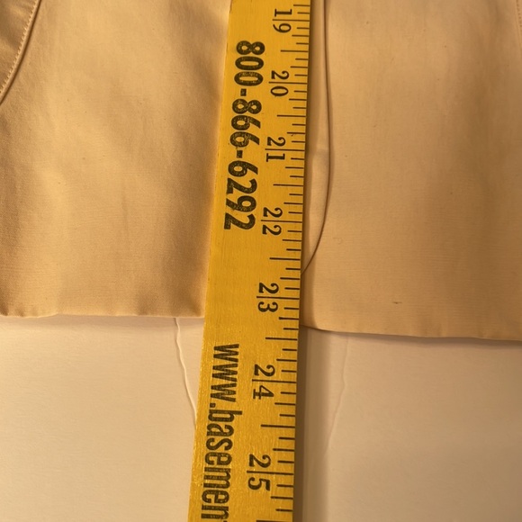 Loft Pale Yellow Cotton Blend Blazer Size 8 - Picture 6 of 6